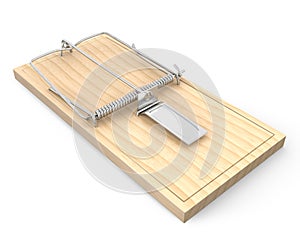 Wooden mouse trap
