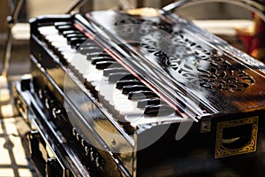 Wooden musical instrument - harmonium