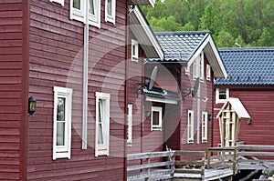 Wooden Norwegian houses