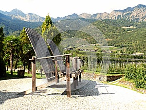 Wooden Observation Deck in Algund/Lagundo