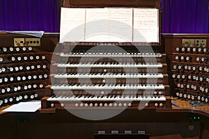 Wooden organ