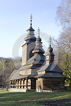 Wooden orthodox church from the Carpathians