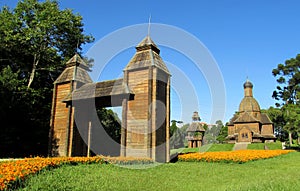 Wooden orthodox church photo