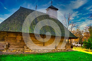 Wooden orthodox church from Maramures, Romania