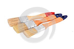 Wooden paint brush