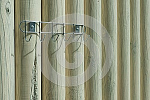 Wooden painted logs, closeup, background, texture