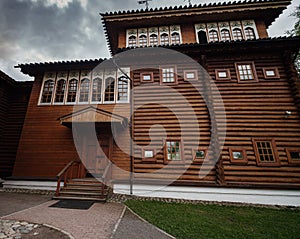 The Wooden palace in Kolomenskoye, Russia in spring