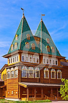 Wooden palace of Tsar Alexey Mikhailovich in Kolomenskoe - Mosco photo
