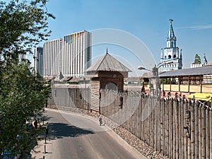 Wooden Paling and Towers - Izmailovo Kremlin & Vernisazh Crafts Market