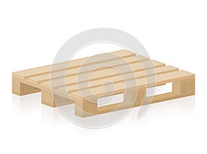 Wooden Pallet Packaging Transport Industry Freight photo