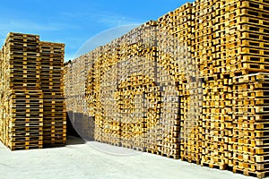 Wooden pallets