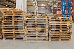 Wooden Pallets Stack