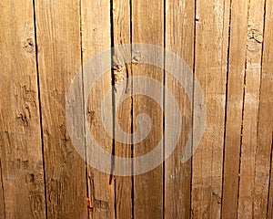 Wooden panel made of boards