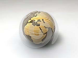 Wooden paperweight photo