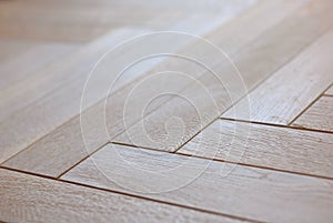 Wooden parquet floor photo