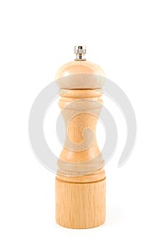 Wooden pepper grinder