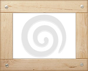De madera una foto marco 