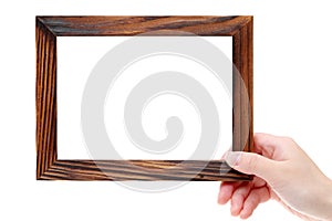 Wooden picture frame