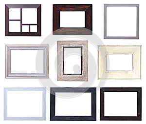 Wooden picture frames pack