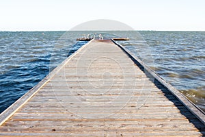 Wooden pier