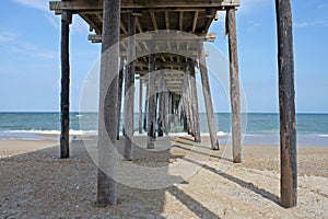 Wooden pier