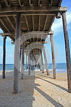 Wooden pier