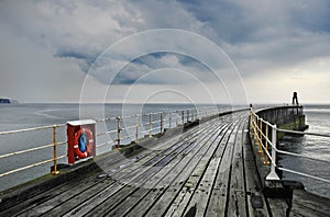 Wooden pier
