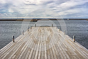 Wooden Pier in Borgholm, Sweden