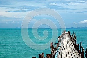 Wooden pier, Thailand