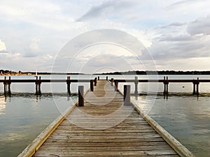 Wooden Pier, White Rock Lake, Dallas Texas