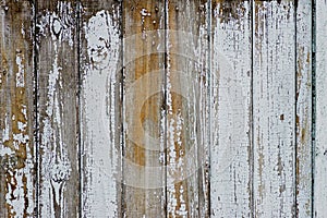 Wooden Planks with cracked color Paint, background