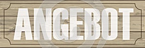 Wooden Planks Header Angebot