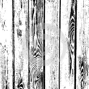 Wooden planks vector texture. Old wood grain textured background