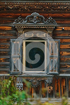 Wooden platband on Pogorelovo terem