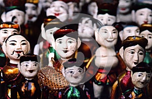 Wooden puppets, Hanoi, Vietnam