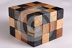 Wooden Cube Puzzle