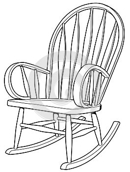 Wooden Rocker