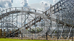 Wooden Roller Coaster - Wisconsin Dells photo