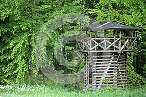 Wooden Roman Limes outlook tower