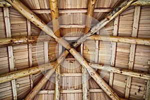 Wooden roof photo
