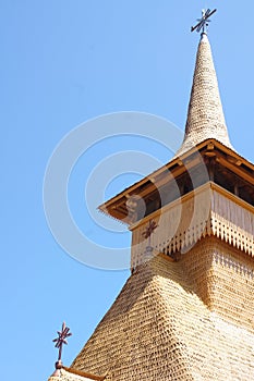 Wooden roof of a church