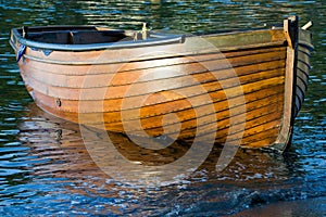 Wooden Rowing Boat