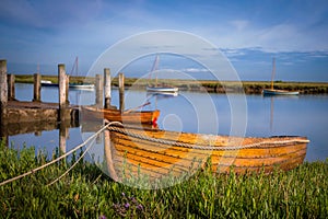 Wooden Rowing Boat Burnham Overy