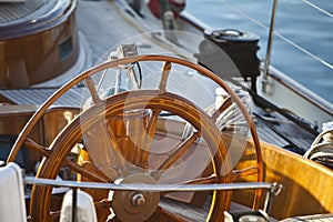 Wooden rudder