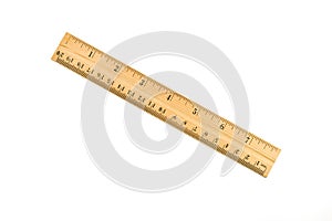 Wooden ruler photo