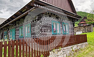 Wooden rural cottage