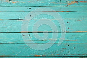 Wooden rustic turquoise background