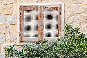 Wooden screened window in the village of Faiyum