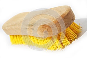 Wooden scrub brush