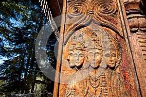 Wooden sculpture